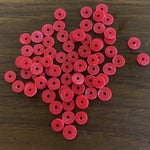 Perles Heishi  Rouge (5 g ~100 pces)