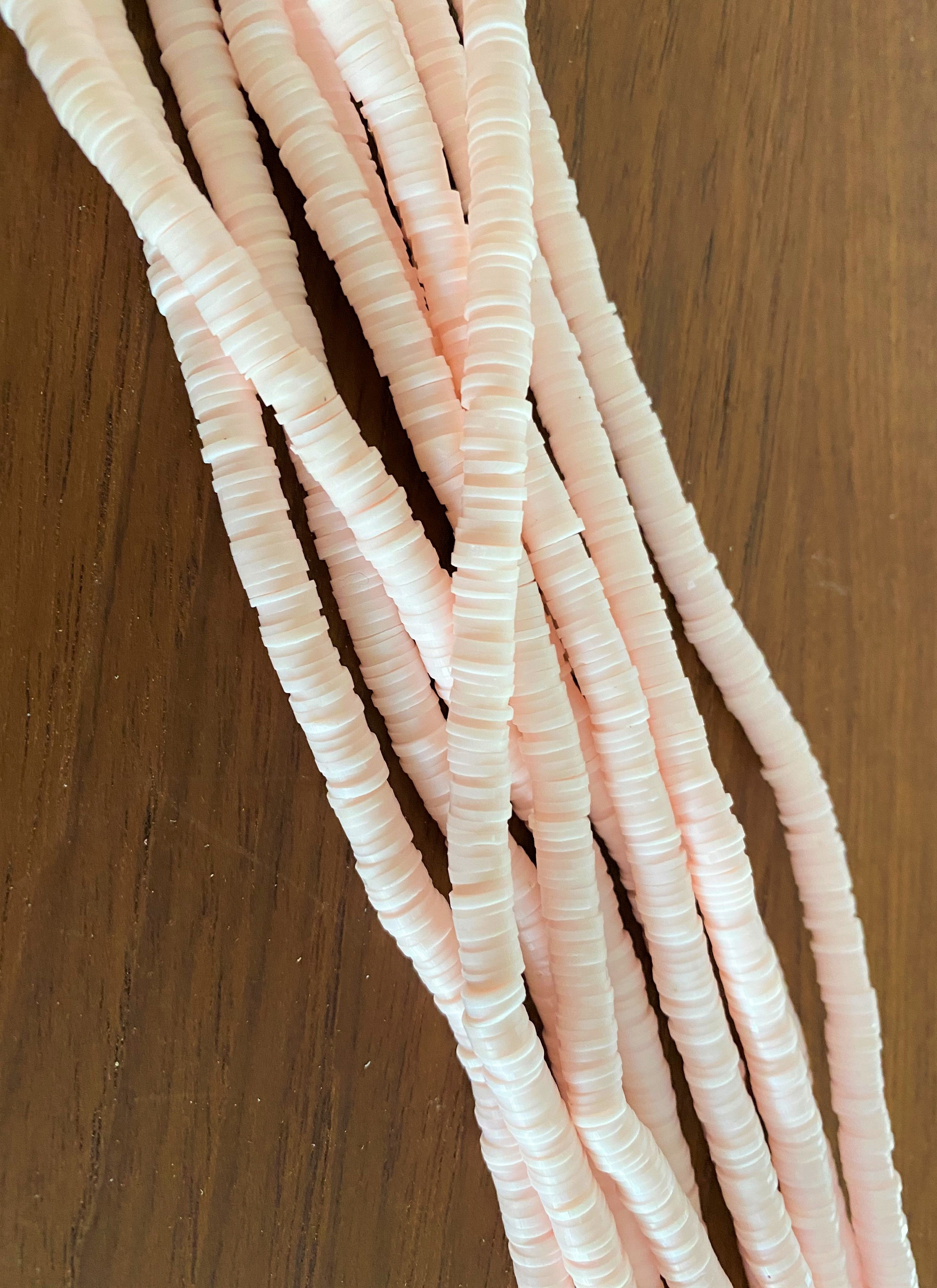 Perles Heishi Rose (5 g ~100 pces)