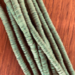 Perles Heishi Vert Olive 5 g ~100 pces)