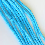 Perles Heishi  Bleu Ciel (5 g ~100 pces)