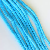 Perles Heishi  Bleu Ciel (5 g ~100 pces)