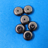 Perle Disque couleur Hématite (3pces)