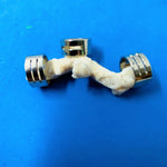 Bague-anneau, argenté à confectionner 15mm (1pièce)