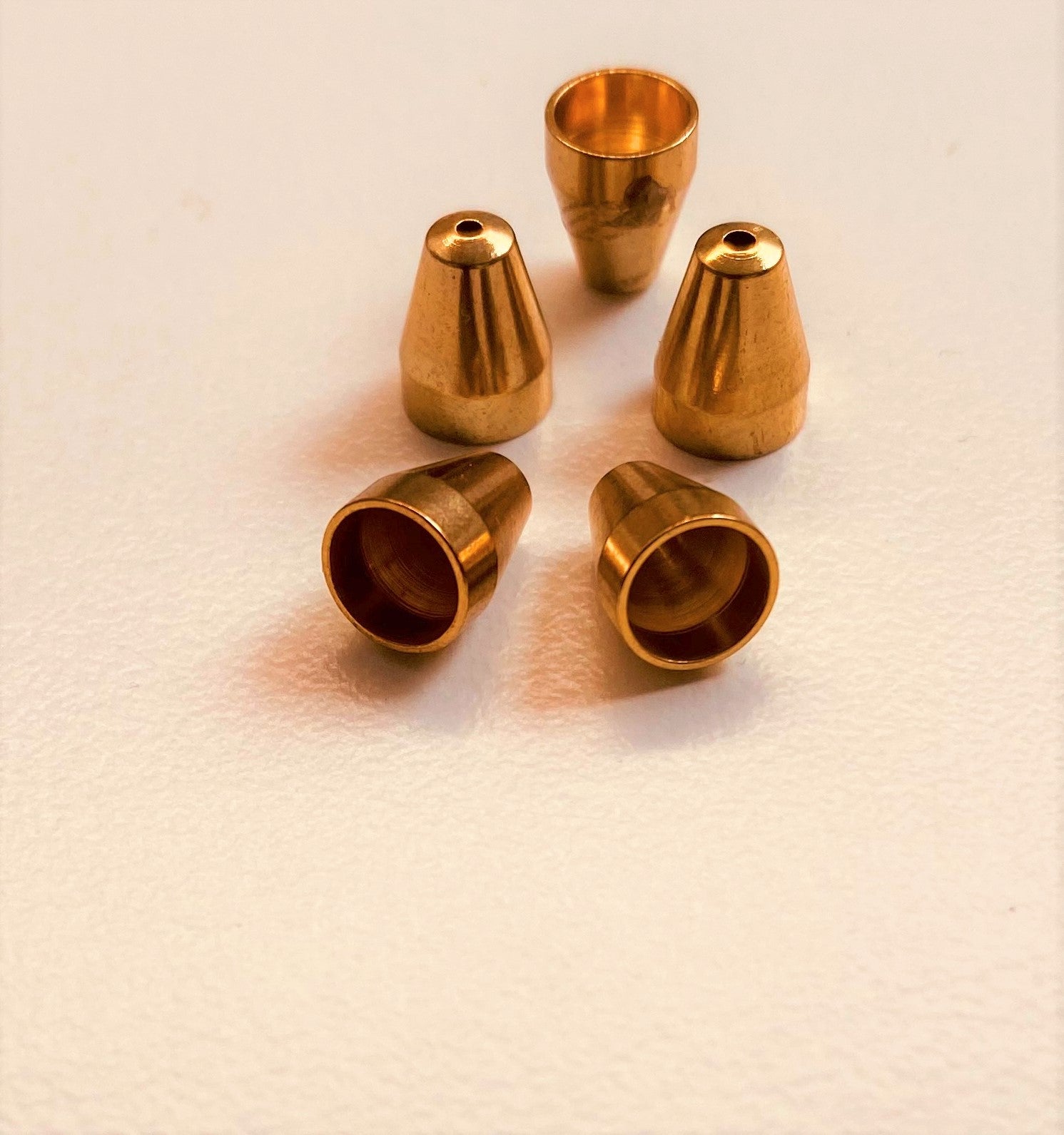 Calotte -Vase en métal doré 8mm (2 pces)