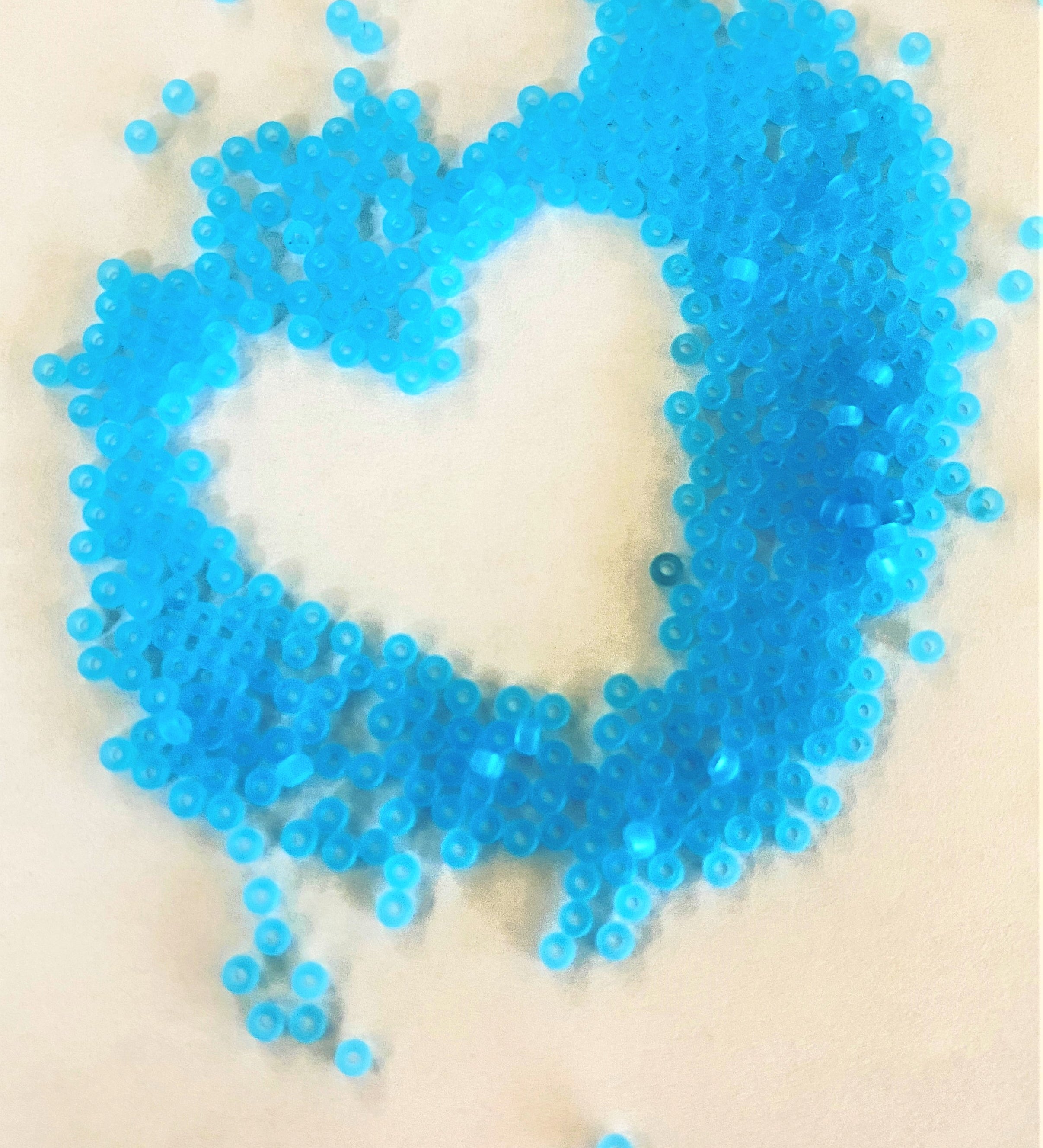 Rocaille 11- Aqua Transparent mat  (4 g)