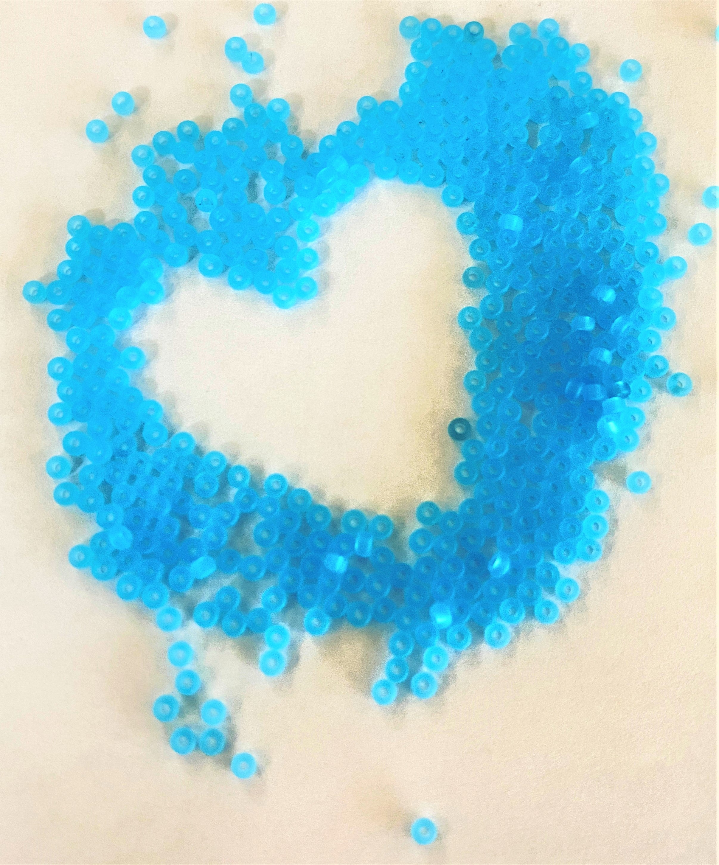 Rocaille 11- Aqua Transparent mat  (4 g)