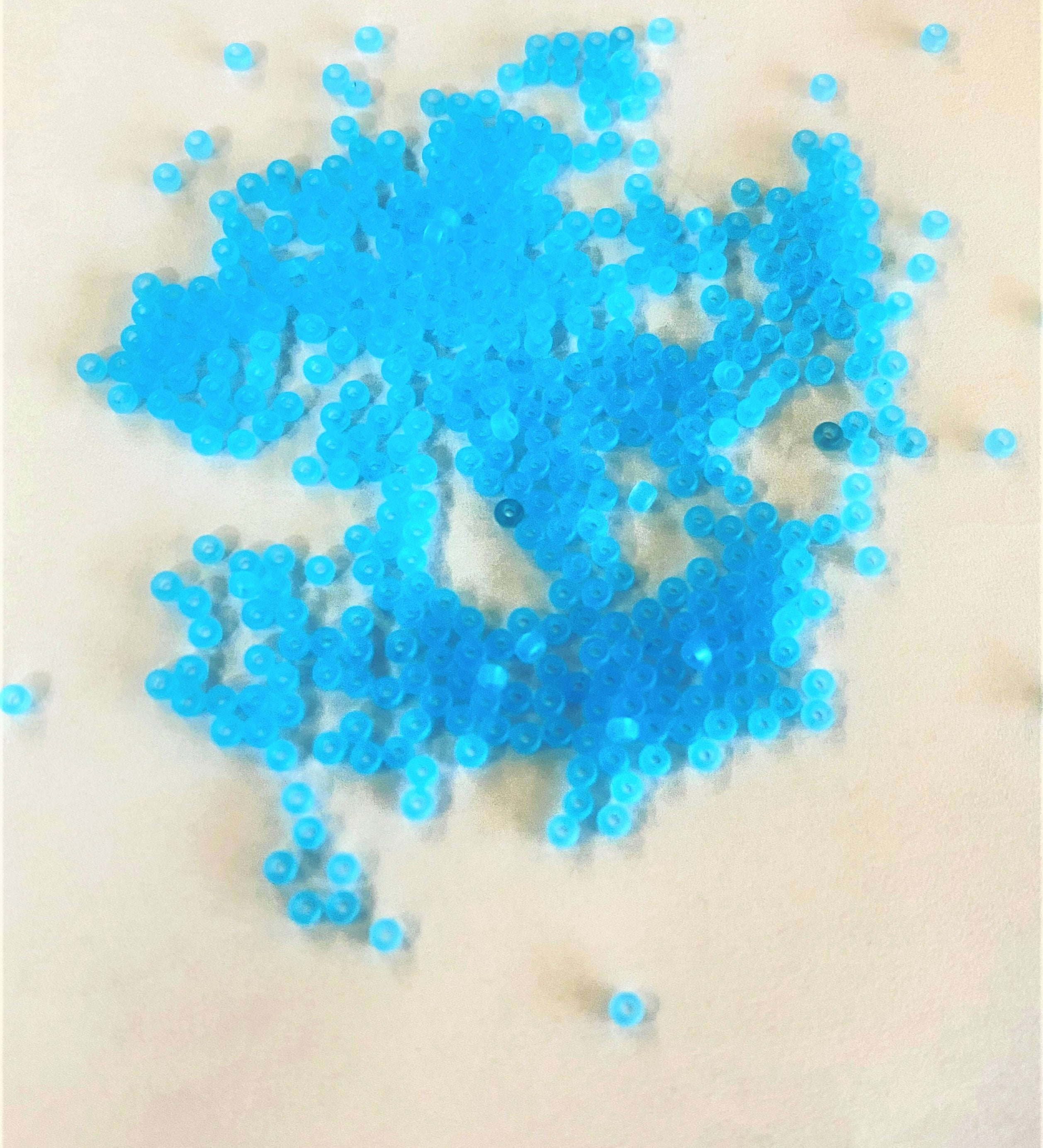 Rocaille 11- Aqua Transparent mat  (4 g)