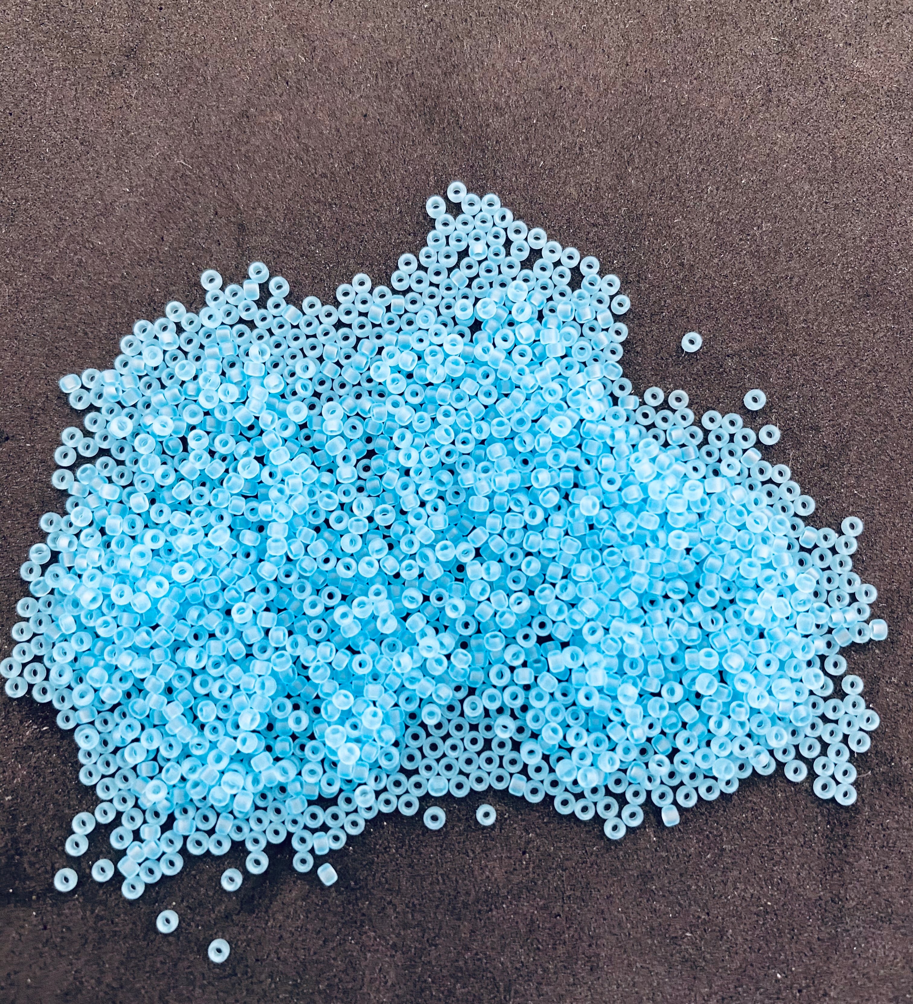 Rocaille Miyuki  15 - Aqua Transparent Mat