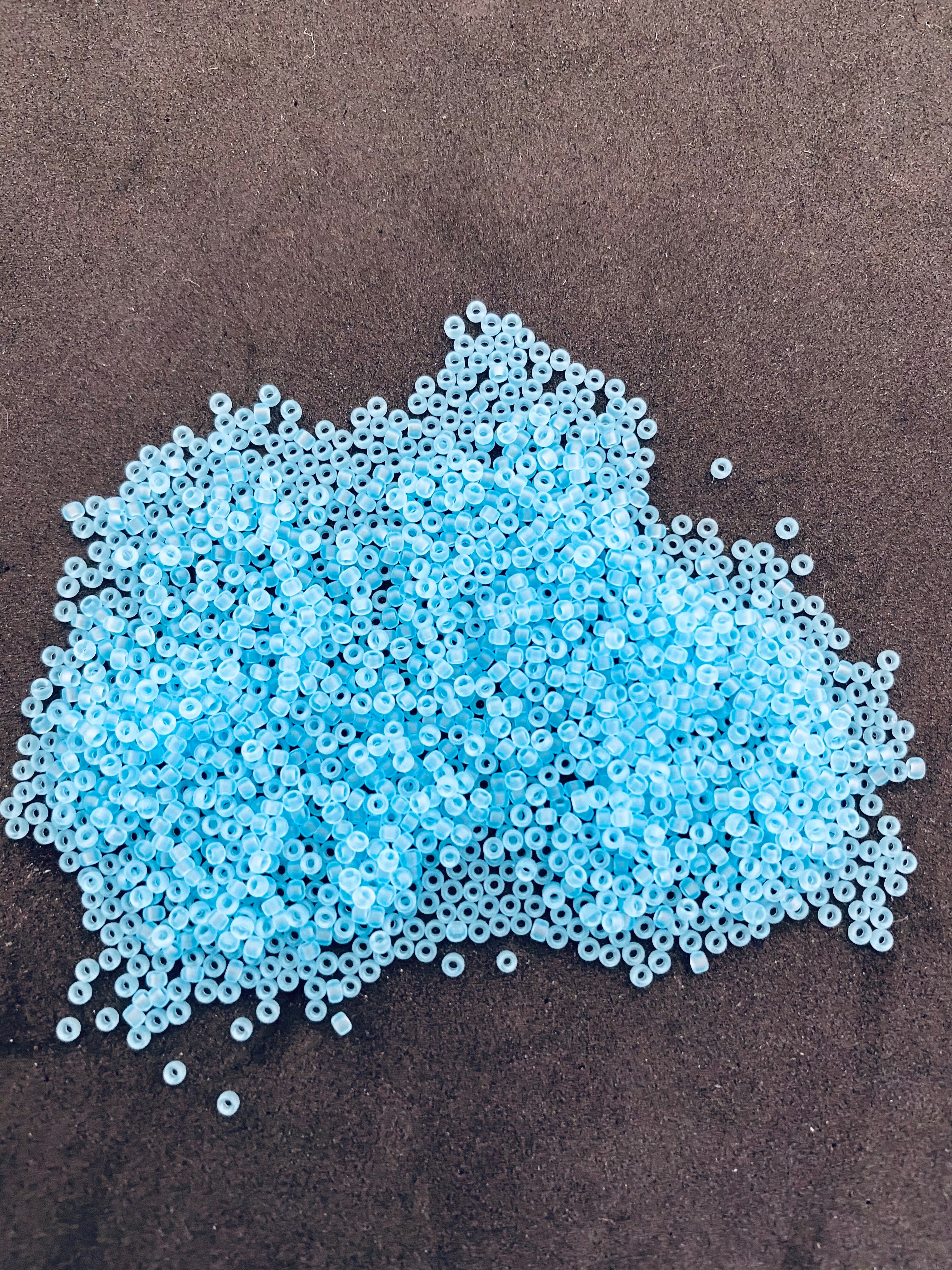 Rocaille Miyuki  15 - Aqua Transparent Mat