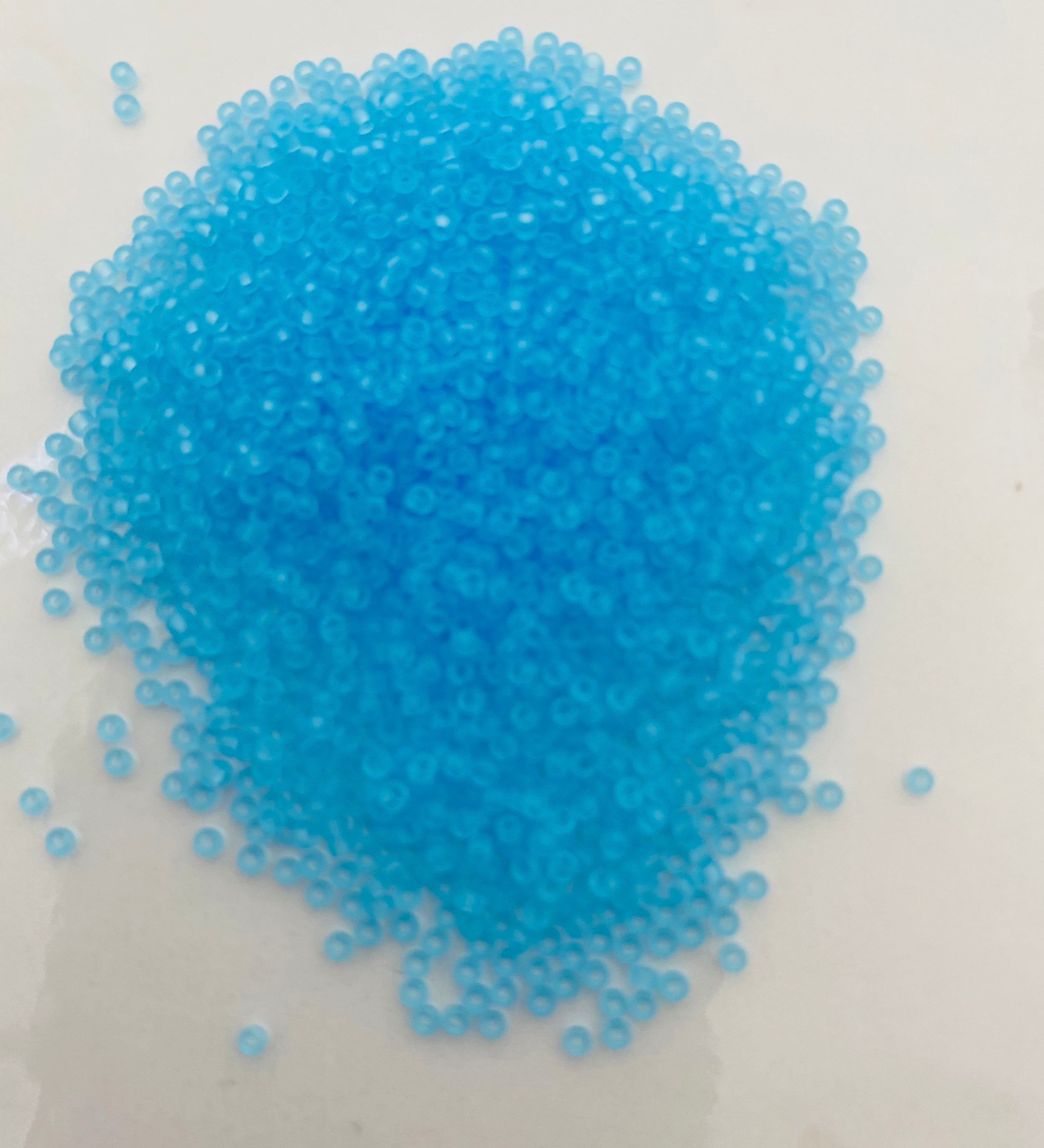 Rocaille Miyuki  15 - Aqua Transparent Mat