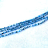 Ronde 2- Facettée - Apatite naturelle (10 pces)