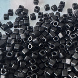 Perle carrée Miyuki - Noir Mat  (1.8mm)