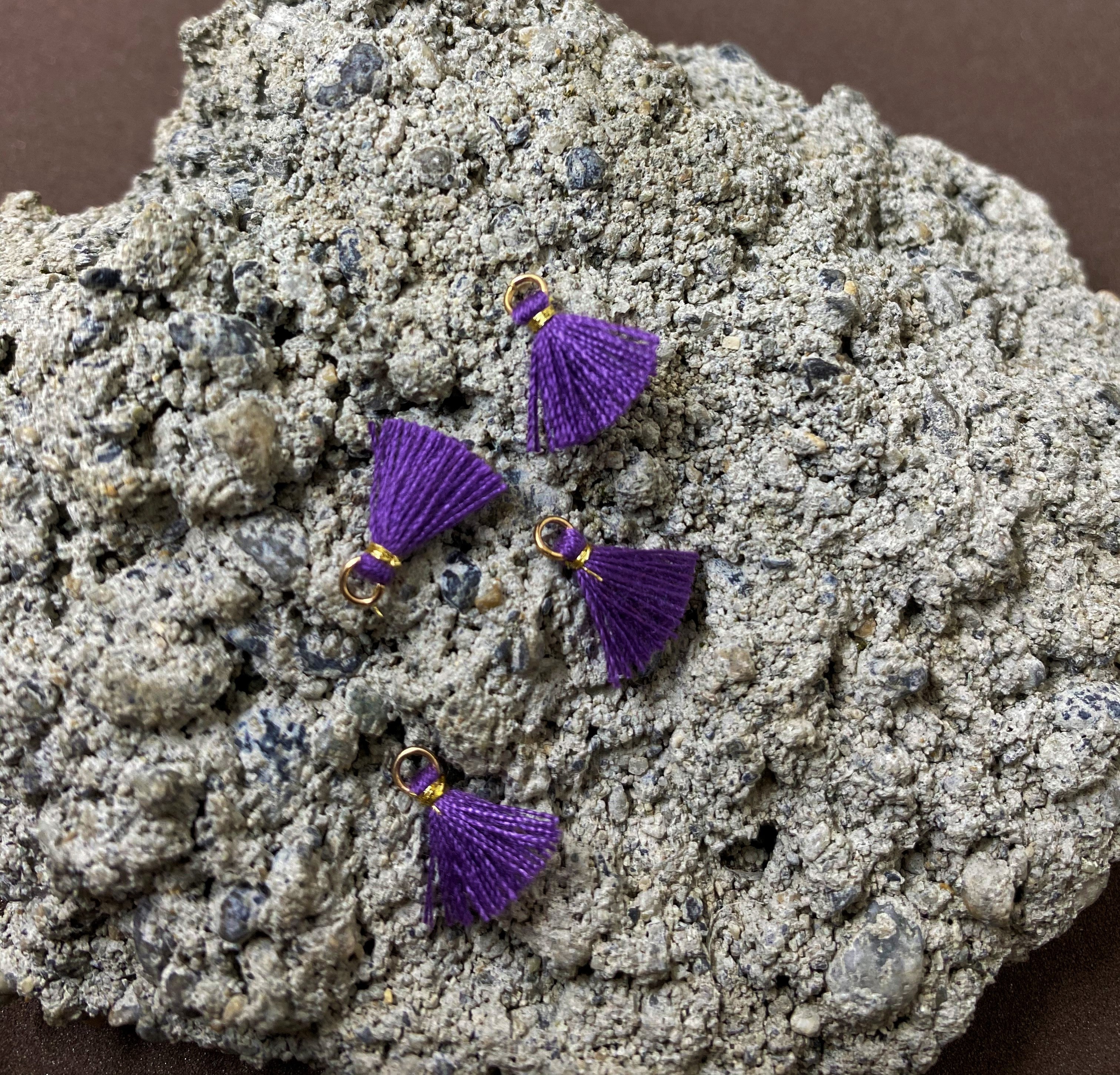 Mini pompon Violet (1 pce)