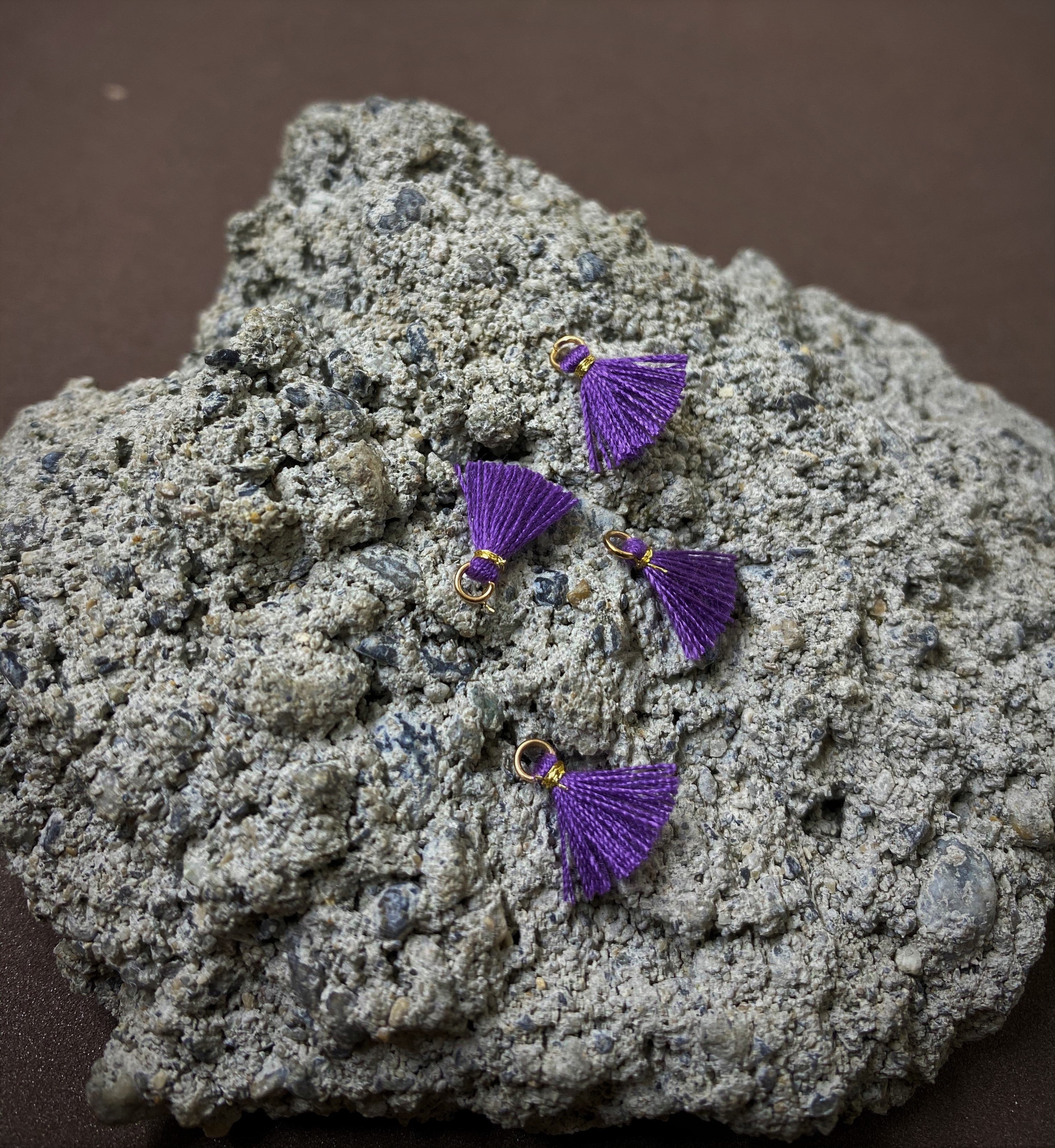 Mini pompon Violet (1 pce)