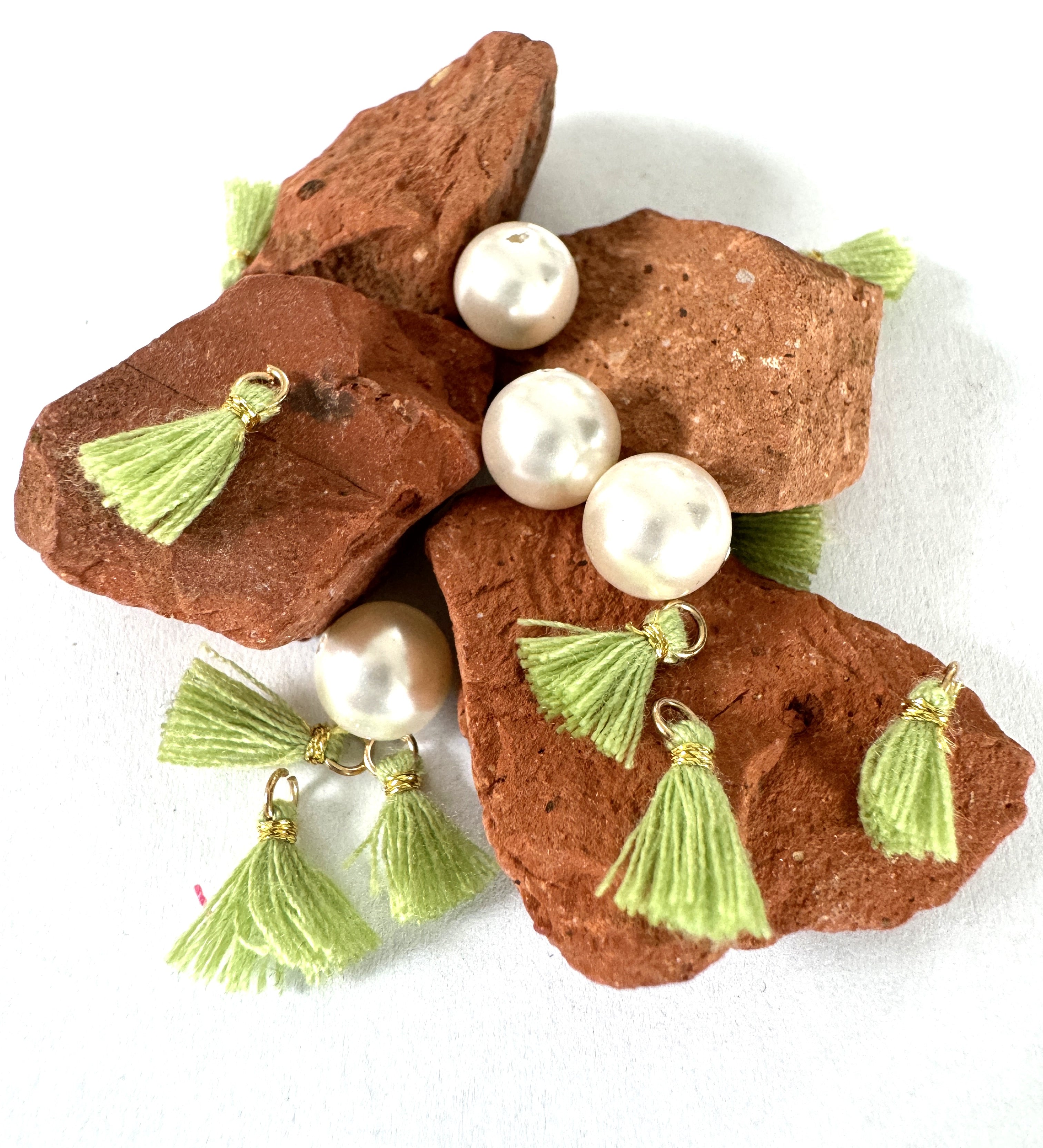 Mini pompon - Chartreuse clair, (1pce)