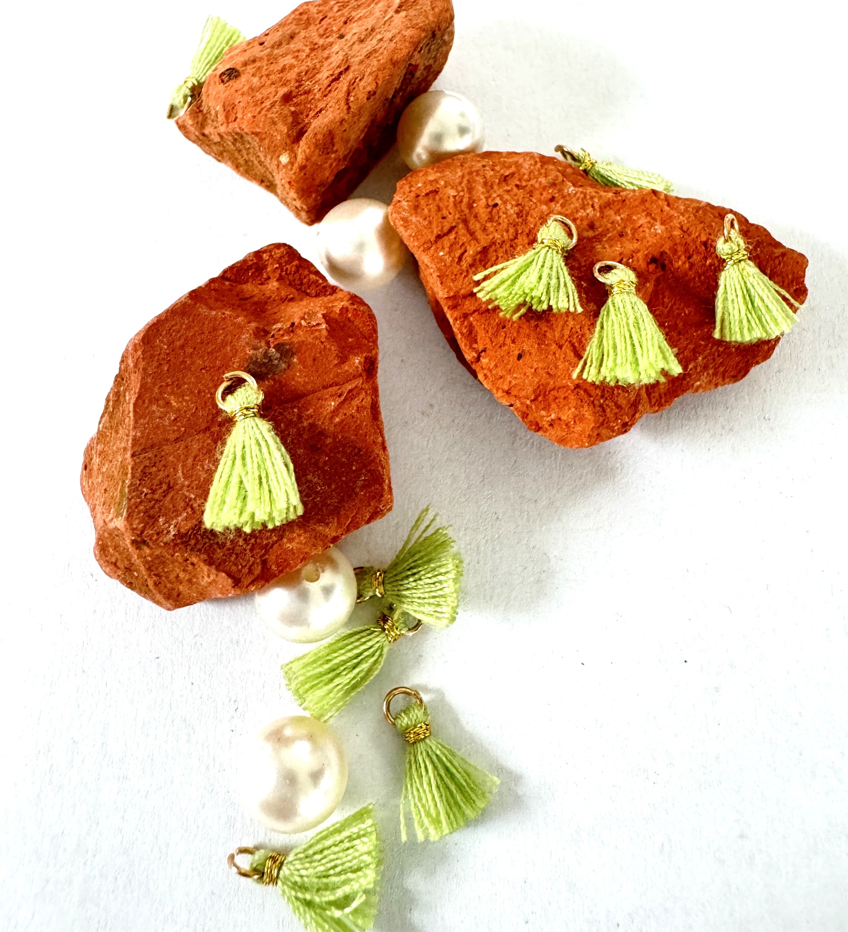 Mini pompon - Chartreuse clair, (1pce)