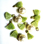 Mini pompon - Chartreuse clair, (1pce)