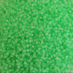 Delica 11 - Vert menthe en soie teintée  (4 g)