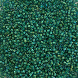 Delica 11 -  Perle de verre Duracoat - Vert - Epicéa(4 g).