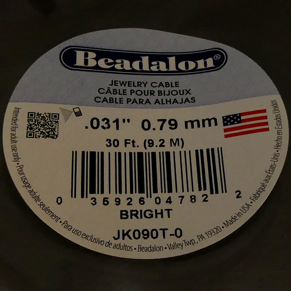 Câble en Acier argenté (1 pce)