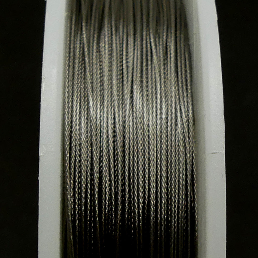 Fil d'acier 49 brins ø 0.38mm - Brillant (1 pce)