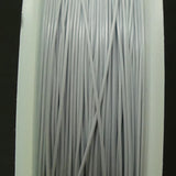 Fil d'acier 49 brins ø 0.38mm - Blanc (1 pce)