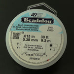 Fil d'acier 49 brins ø 0.38mm - Blanc (1 pce)