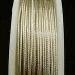 Fil d'acier tressé de 0.61 mm - Argenté - 9.2 mètres