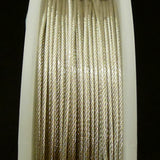 Fil d'acier tressé de 0.61 mm - Argenté - 9.2 mètres