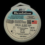 Fil d'acier tressé de 0.61 mm - Argenté - 9.2 mètres