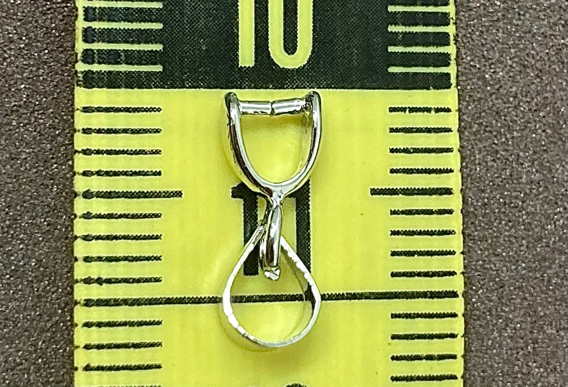 Pendentif - Accroche Silver 12.5mm (1 pce)