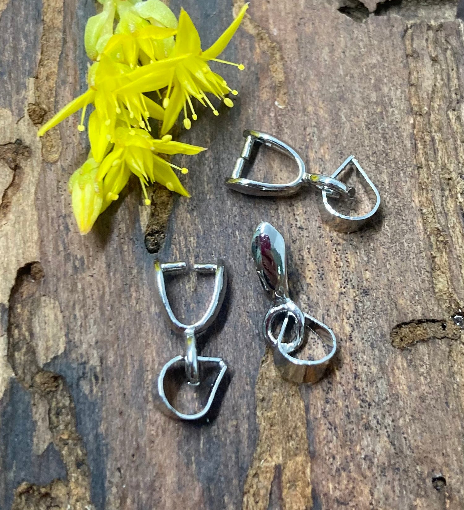 Pendentif - Accroche Silver 13mm (1 pce)