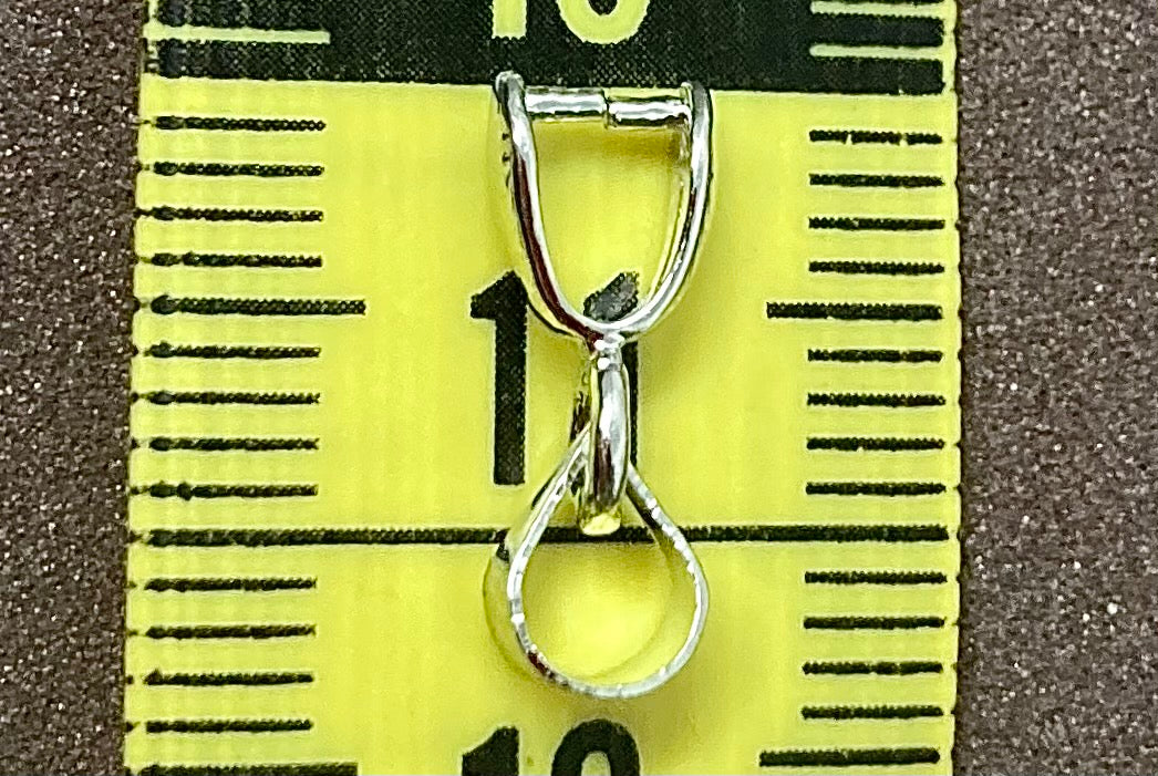 Pendentif - Accroche Silver 13mm (1 pce)