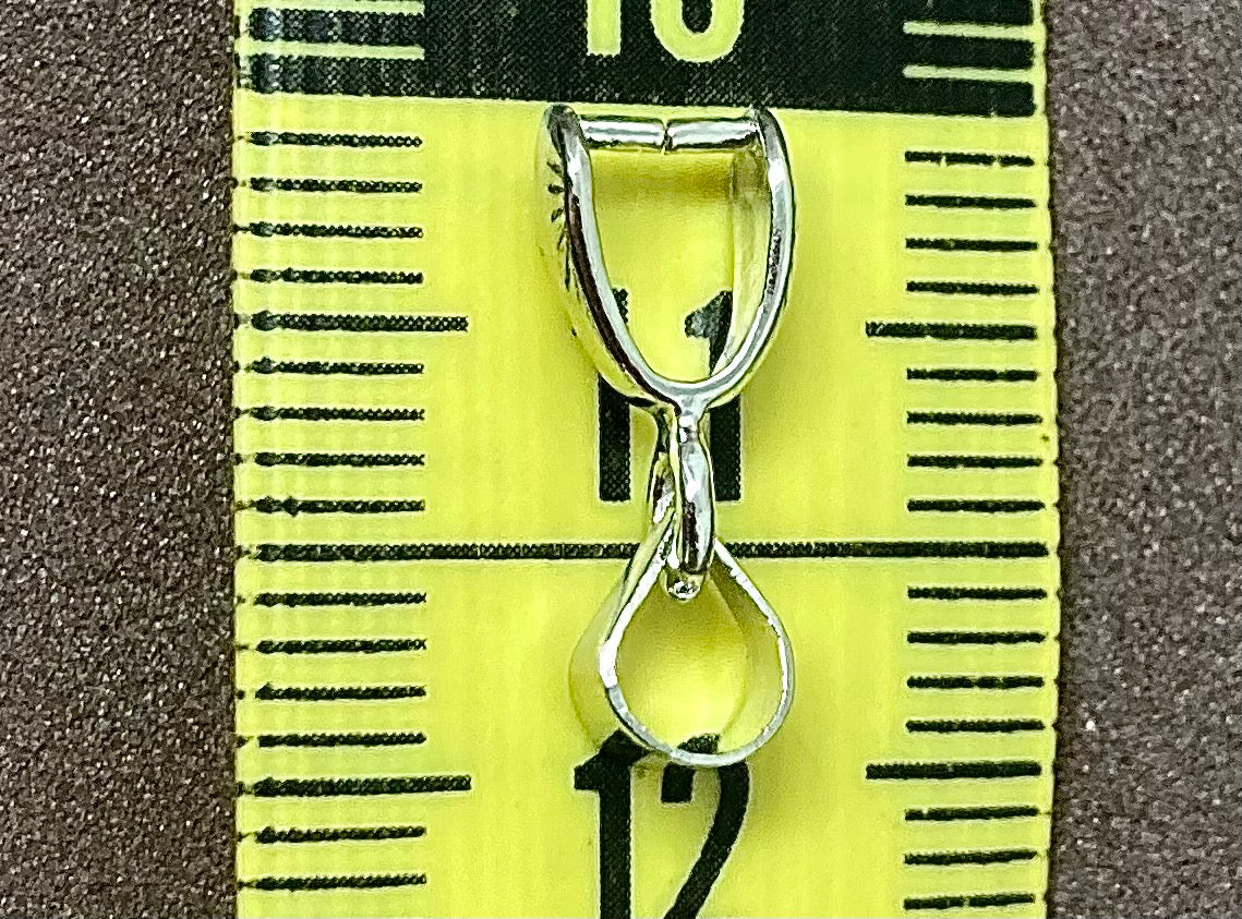 Pendentif - Accroche Silver 15 mm (1 pce)