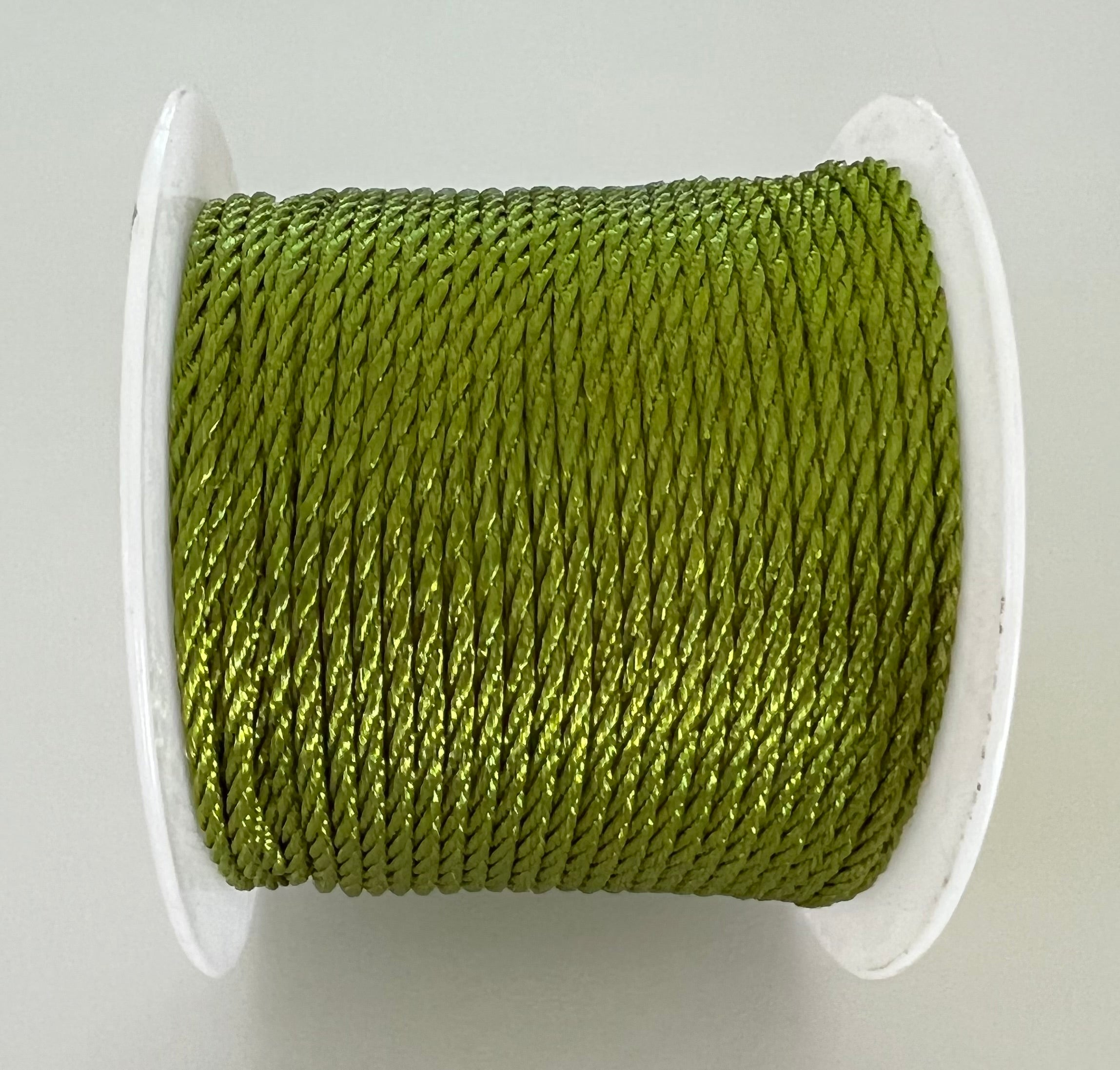 Cordon de Nylon - Kaki 2 mm (au mètre)