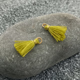 Mini pompon Kaki clair (1 pce)