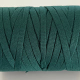 Cordon plat - Vert Foncé 7 mm (au mètre)