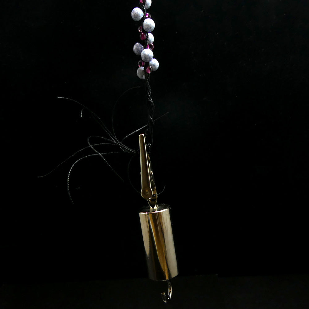 Kumihimo - Poids avec pince dentelée  