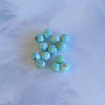 Ronde 8 - Larimar naturelle (10 pces)