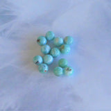 Ronde 8 - Larimar naturelle (10 pces)