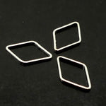 Link losange argenté 10x16 (10 pces)