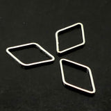 Link losange argenté 10x16 (10 pces)