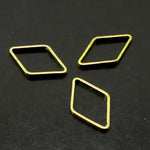 Link losange doré petit (10 pces)