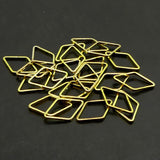 Link losange doré petit (10 pces)