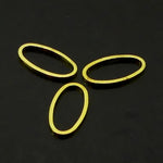 Link ovale doré petit (10 pces)