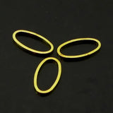 Link ovale doré petit (10 pces)