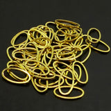 Link ovale doré petit (10 pces)