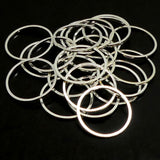 Link rond argenté 20 mm (10 pces)