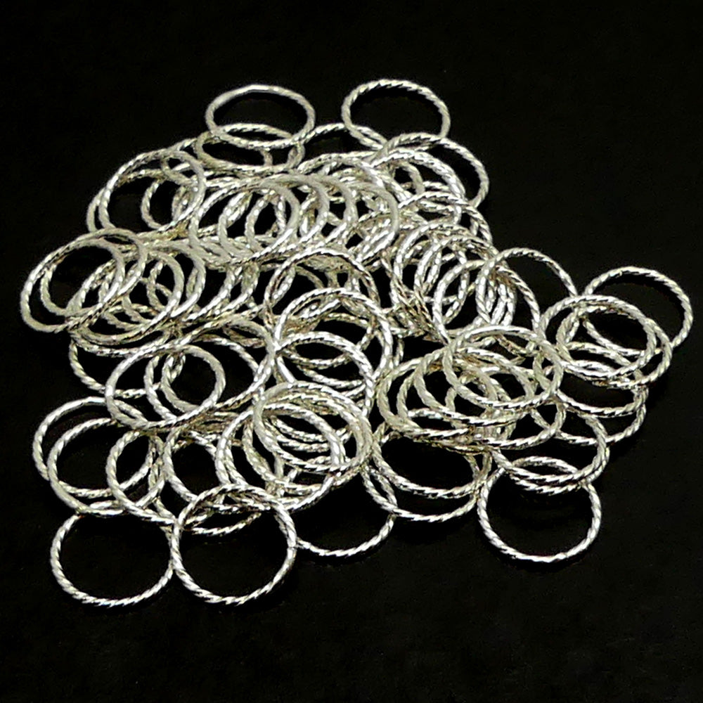 Link Rotari argenté 10 mm (10 pces)