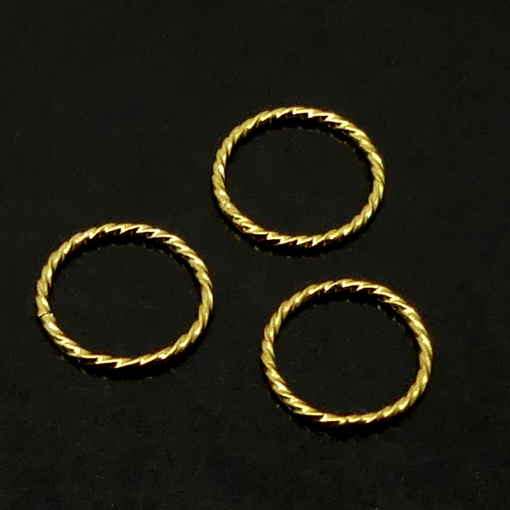 Link Rotari doré 16 mm (10 pces)